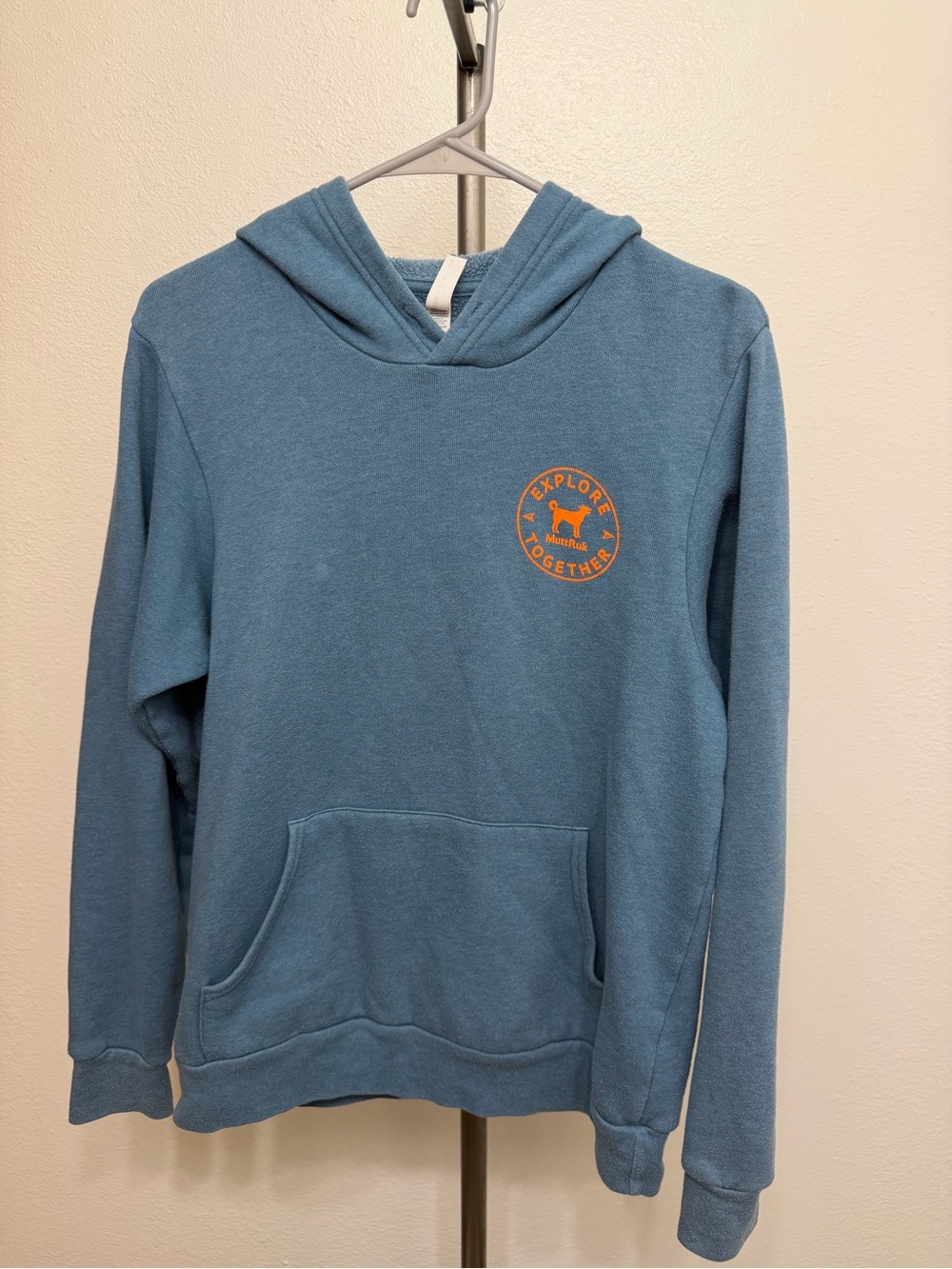 MuttRuk Explore Together Hoodie Women’s/Unisex Medium Blue